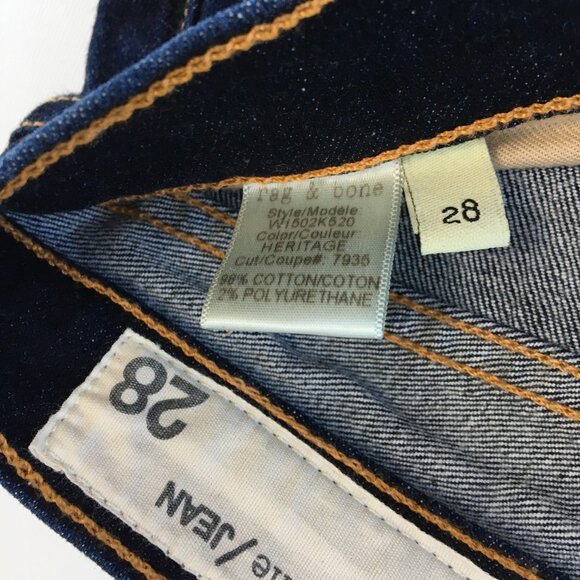 rag & bone mid-rise skinny Jeans Women's 28 - Picture 6 of 9